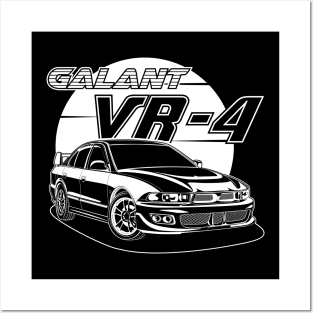 Galant VR-4 (White Print) Posters and Art